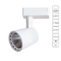 Однофазный двужильный светодиодный трековый светильник Arte Lamp A2315PL-1WH ATILLO 4000К 1350Лм CRI85+ 36° 15Вт