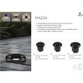 Подсветка для лестниц LED 2700/3400/4000 160 Lm Arte Lamp PIAZZA A3224AL-1BK
