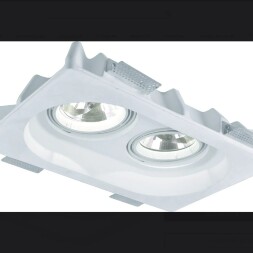 Гипсовый светильник под покраску Arte Lamp A9270PL-2WH INVISIBLE под лампы 2x