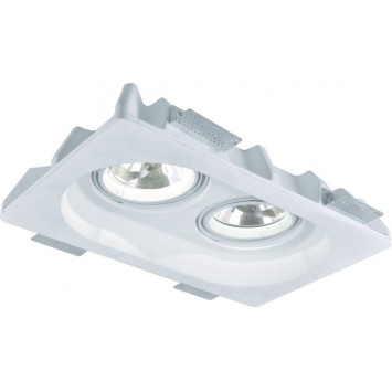 Гипсовый светильник под покраску Arte Lamp A9270PL-2WH INVISIBLE под лампы 2x