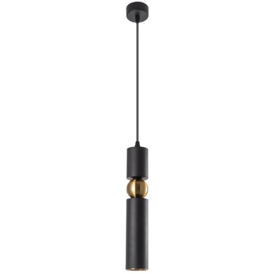 Подвесной светильник цилиндр Arte Lamp A3162SP-1BK RAN под лампу 1xGU10 50W