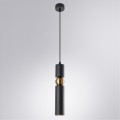 Подвесной светильник цилиндр Arte Lamp A3162SP-1BK RAN под лампу 1xGU10 50W
