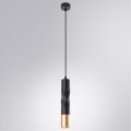 Подвесной светильник цилиндр Arte Lamp A3280SP-1BK SADR под лампу 1xGU10 50W