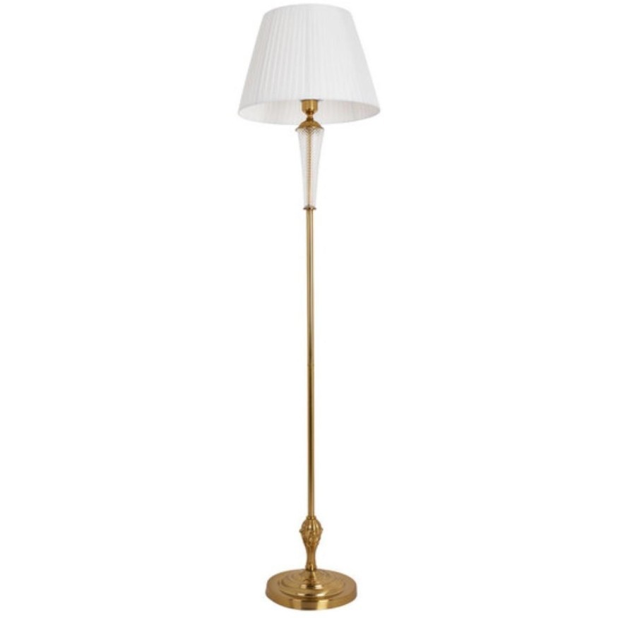 Торшер с абажуром Arte Lamp A7301PN-1PB GRACIE под лампу 1xE27 60W