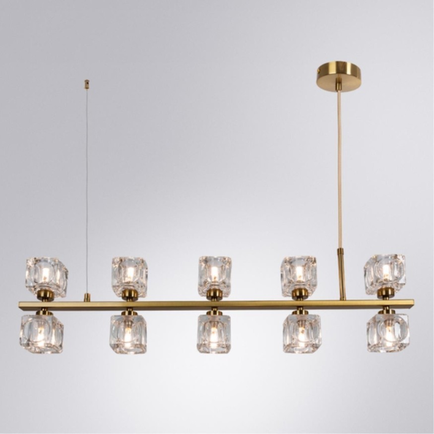 Подвесной светильник линейный Divinare 7205/17 SP-10 ALESSANDRO под лампы 10xG9 40W