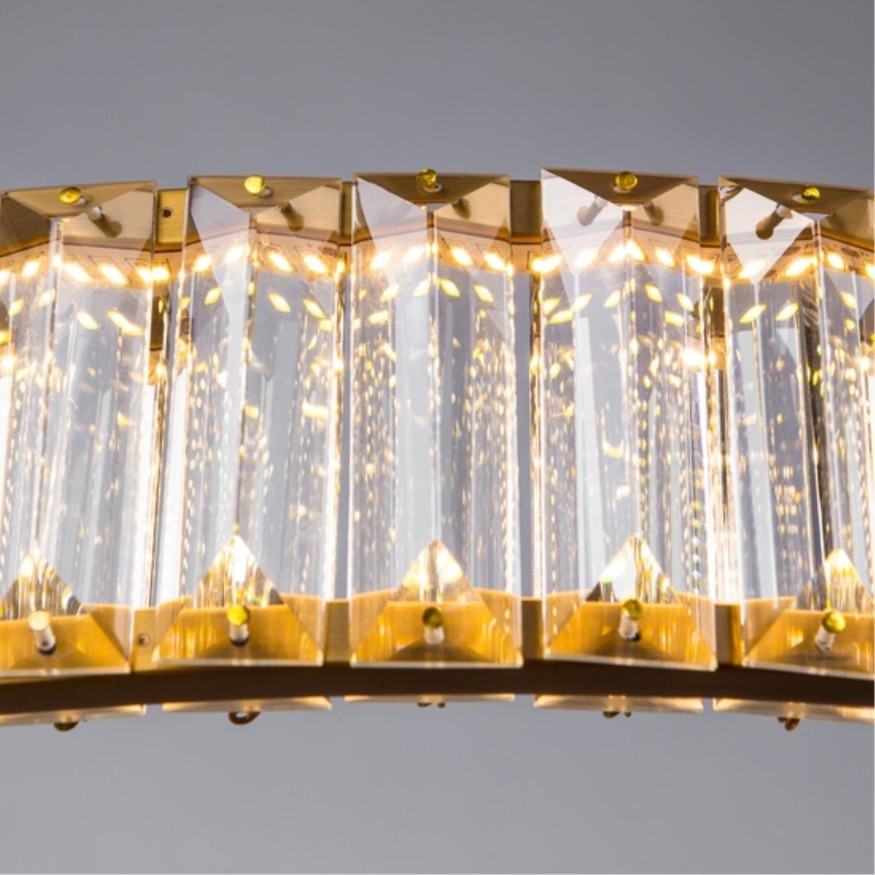 Подвесная люстра хрустальная светодиодная Renata 1135/17 SP-47