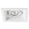 Встраиваемый светильник Arte Lamp A6661PL-1WH CANIS под лампу 1xGU10 50W