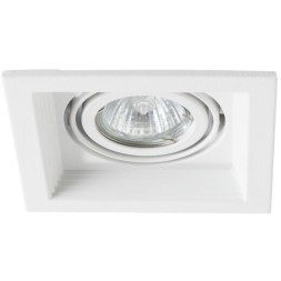Встраиваемый светильник Arte Lamp A6661PL-1WH CANIS под лампу 1xGU10 50W