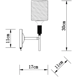 Arte Lamp Maria A4536AP-1AB Настенный светильник бра со стеклянным янтарным плафоном 14 см, металл античная бронза, лампа E27 1шт до 60Вт IP20 220В, без выключателя на корпусе
