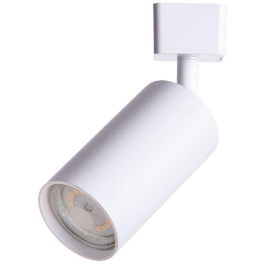 Однофазный двужильный трековый светильник Arte Lamp A1518PL-1WH RIDGE под сменную лампу GU10