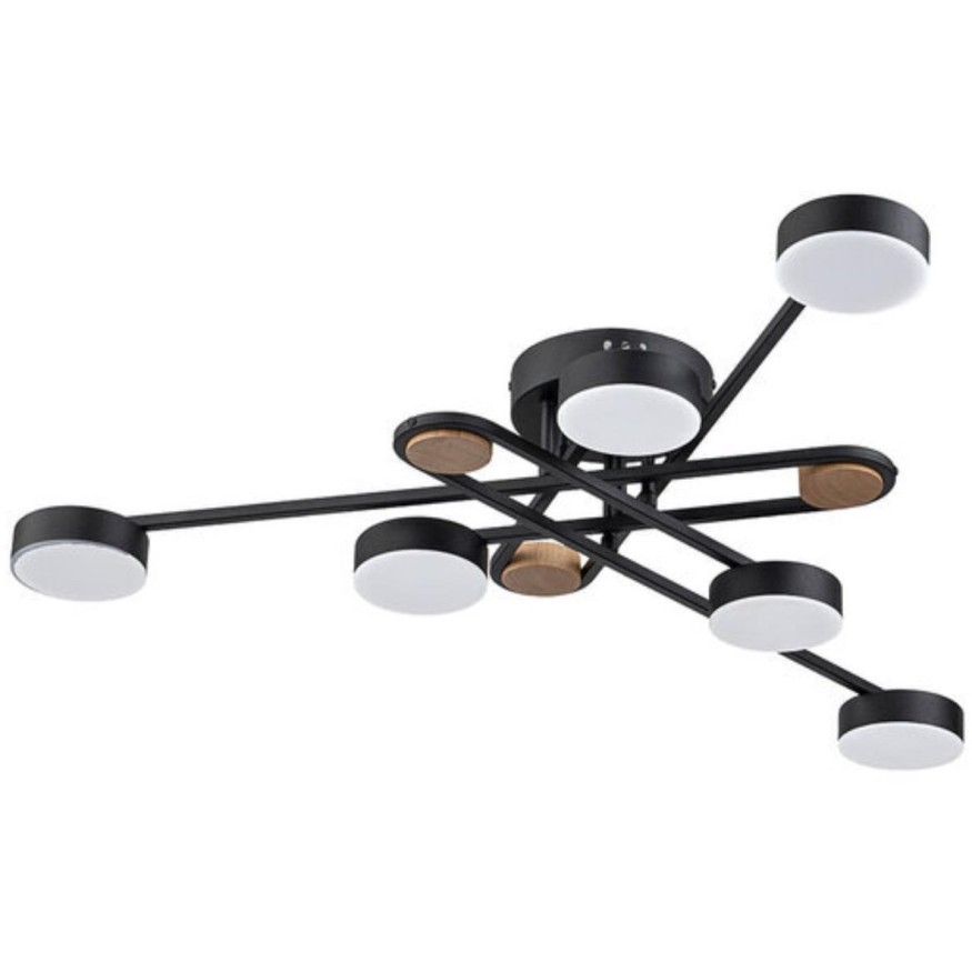 Потолочная люстра LED 3000-6400K 3000Lm Arte Lamp TAYGETA A2455PL-6BK