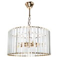 Подвесная люстра хрустальная Pollux A1033LM-6GO