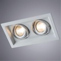 Встраиваемый светильник Arte Lamp A6661PL-2WH CANIS под лампы 2xGU10 50W