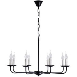 Подвесная люстра Arte Lamp GRAFF A1857LM-8BK