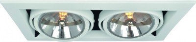 Встраиваемый светильник Arte Lamp A5935PL-2WH Cardani Grande под лампы 2xG53 50W