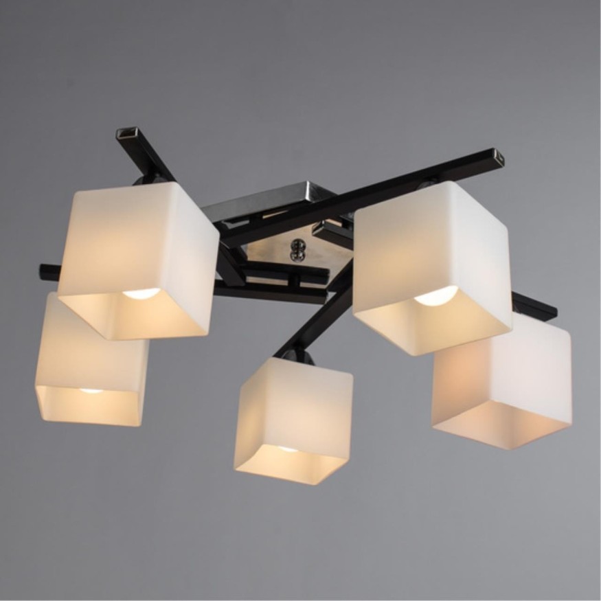 Люстра потолочная Arte Lamp A8165PL-5BK VISUALE под лампы 5xE27 60W