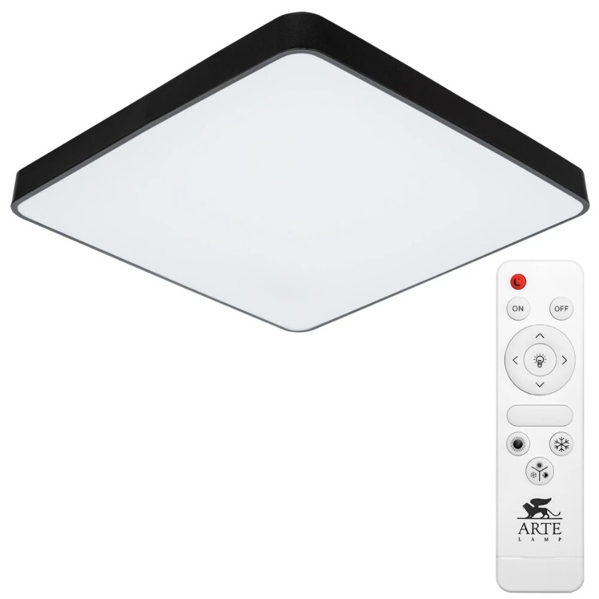 Настенно-потолочный светильник Arte Lamp A2669PL-1BK SCENA светодиодный LED 100W