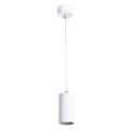 Подвесной светильник цилиндр Arte Lamp A1516SP-1WH CANOPUS под лампу 1xGU10 35W